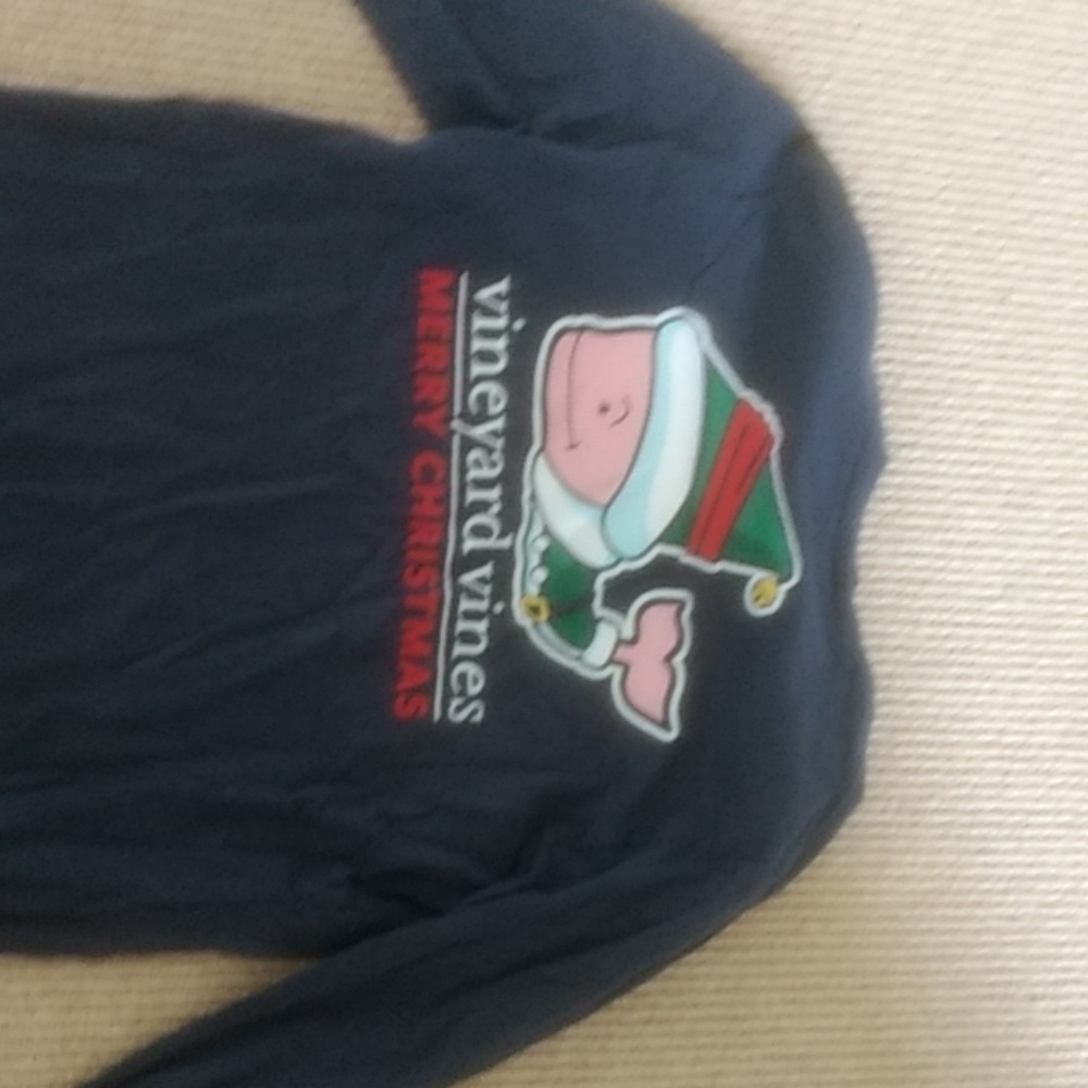 Vineyard vines Christmas whale Youth XL